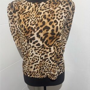 INC International Concepts Leopard Print Blouse